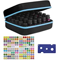 Caja de Aceites Esenciales-30 Botellas Impermeable Carcasa Rígida Aceite Esencial Funda de Transporte-Caja de…